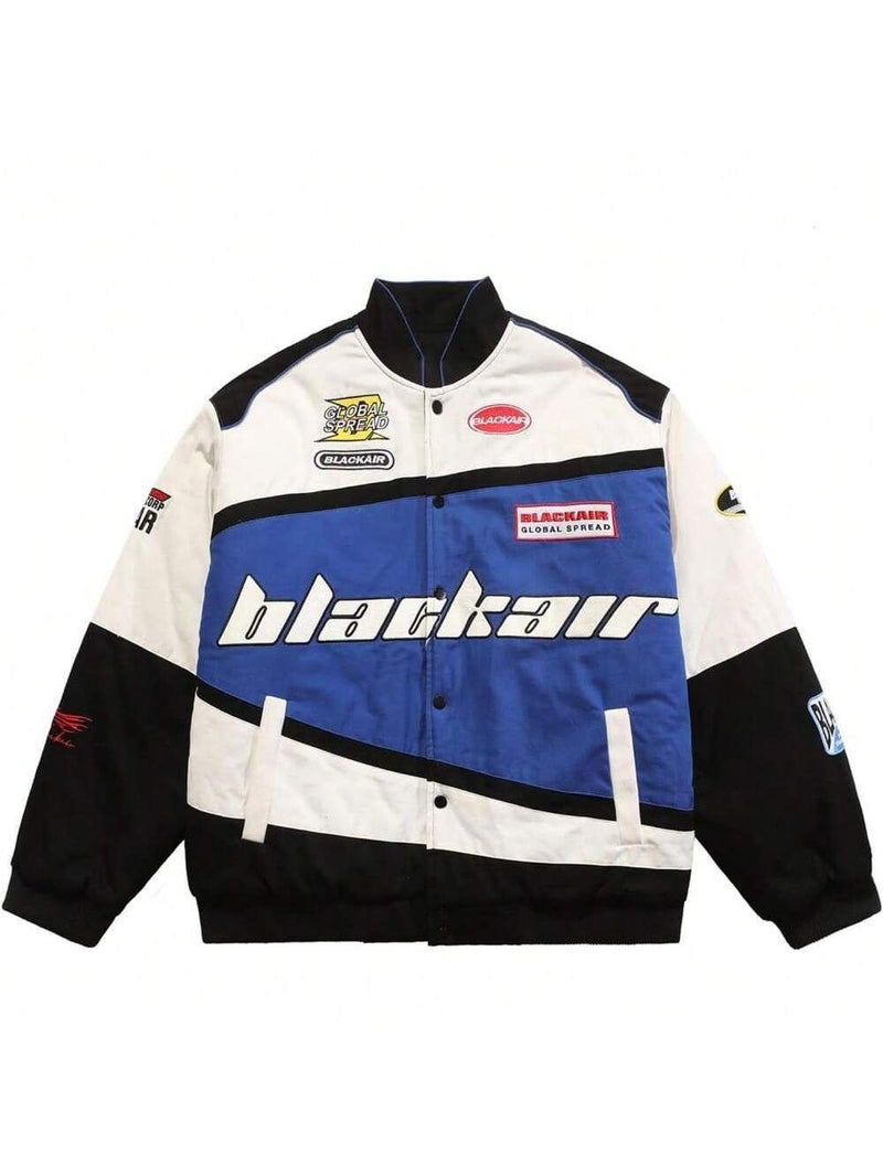 Blackair Blue Vintage Racing Jacket | City Apparel