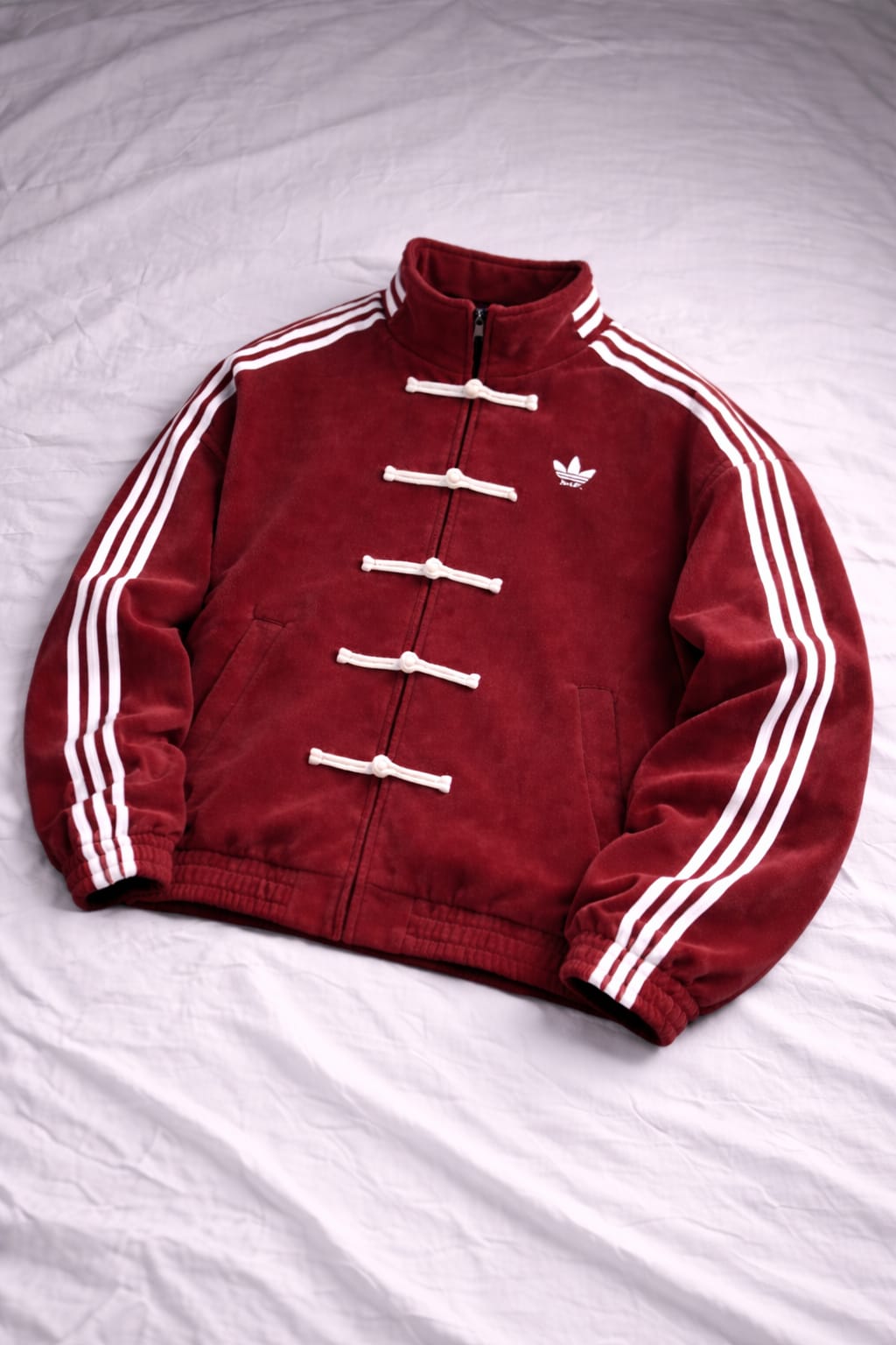 Chilli Red Adidas Chines New Year Knot Jacket - (Unisex)