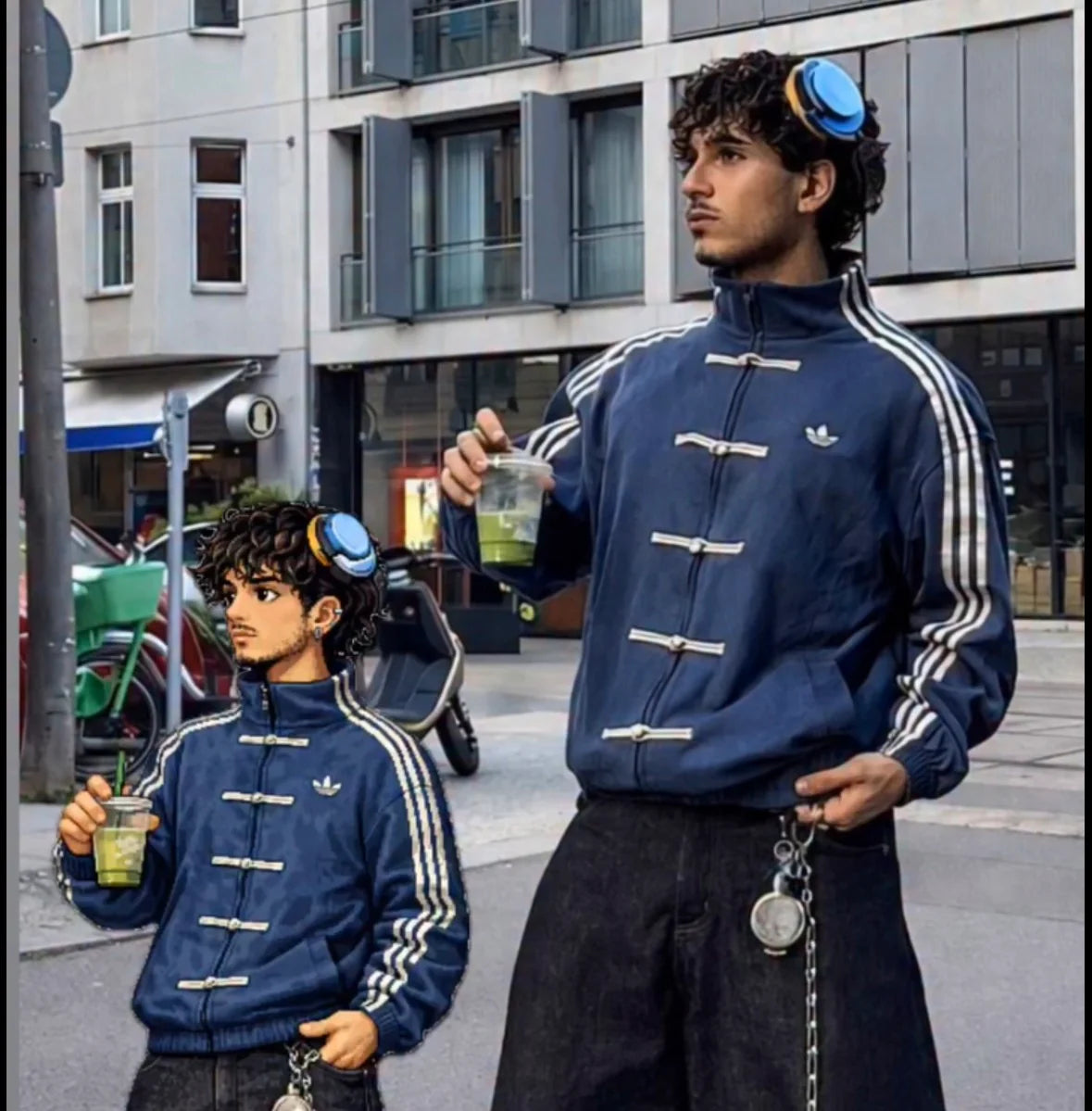 Royal Blue Adidas Chines New Year Knot Jacket - (Unisex)