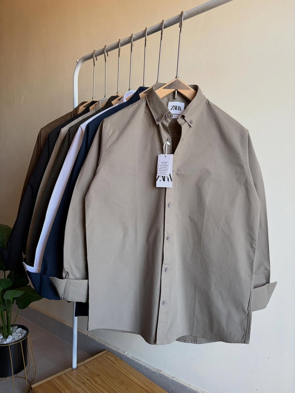 City Apparel Premium Linen Cotton Shirt – Classic Beige