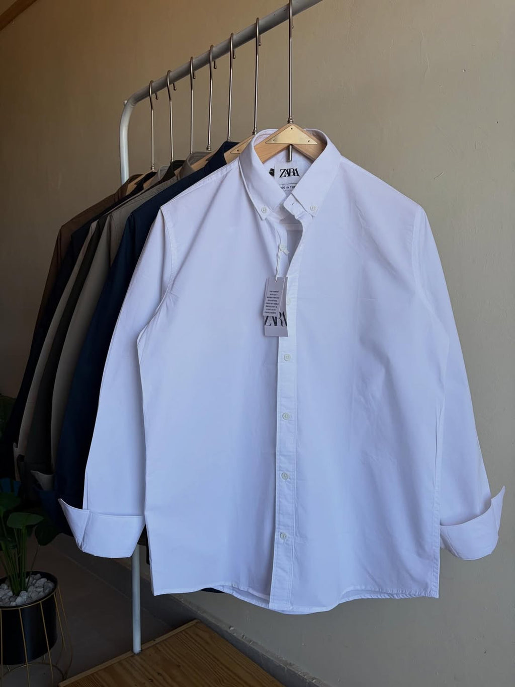 City Apparel Premium Linen Cotton Shirt – Classic White