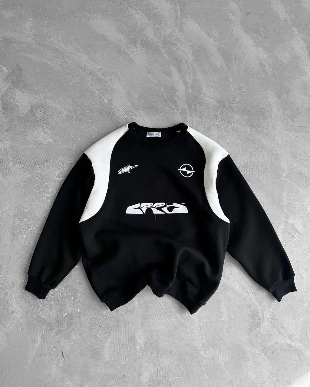 Dual-Tone Streetwear Sweatshirts – GRD x Opel Inspired Aesthetic Sweatshirt