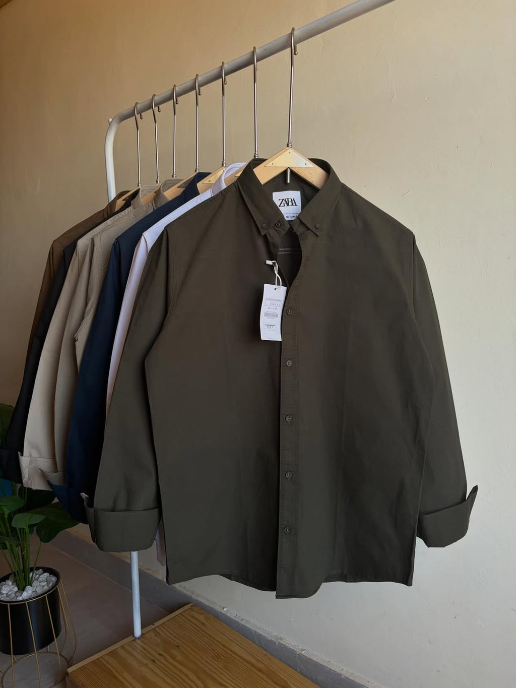 City Apparel Premium Linen Cotton Shirt – Classic Chocolate Brown
