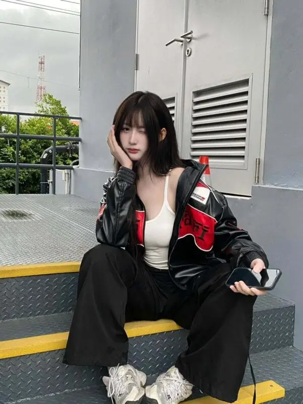 Ferrari Leather Jacket – Premium F1 Racing Style | City Apparel